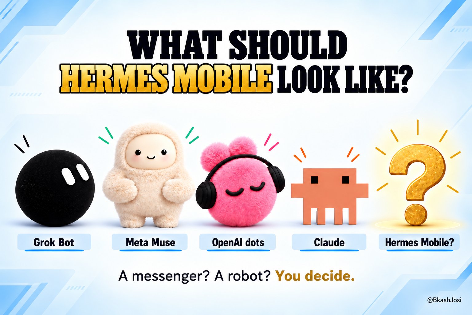 Hermes Mobile 该给 AI 助理什么形象