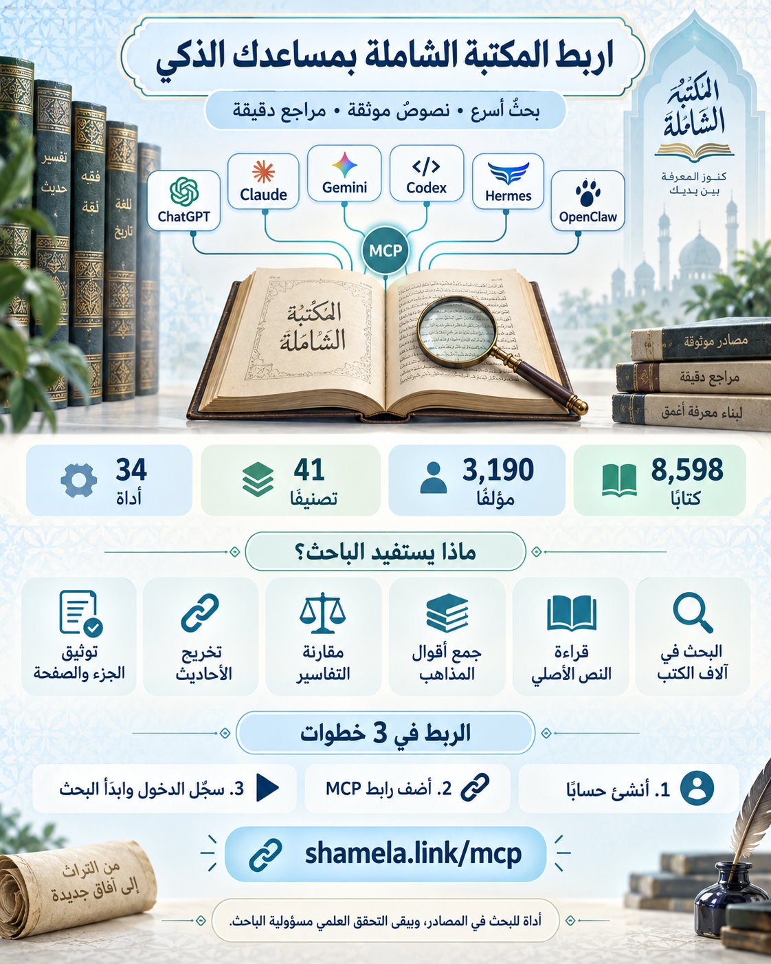 「وصلة الشاملة」MCP 接入各大 AI 助手