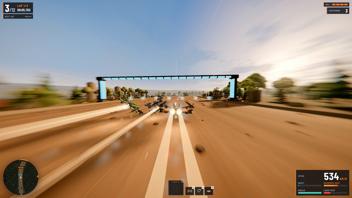 Opus 5.5 用 Three.js 做出浏览器无人机竞速游戏