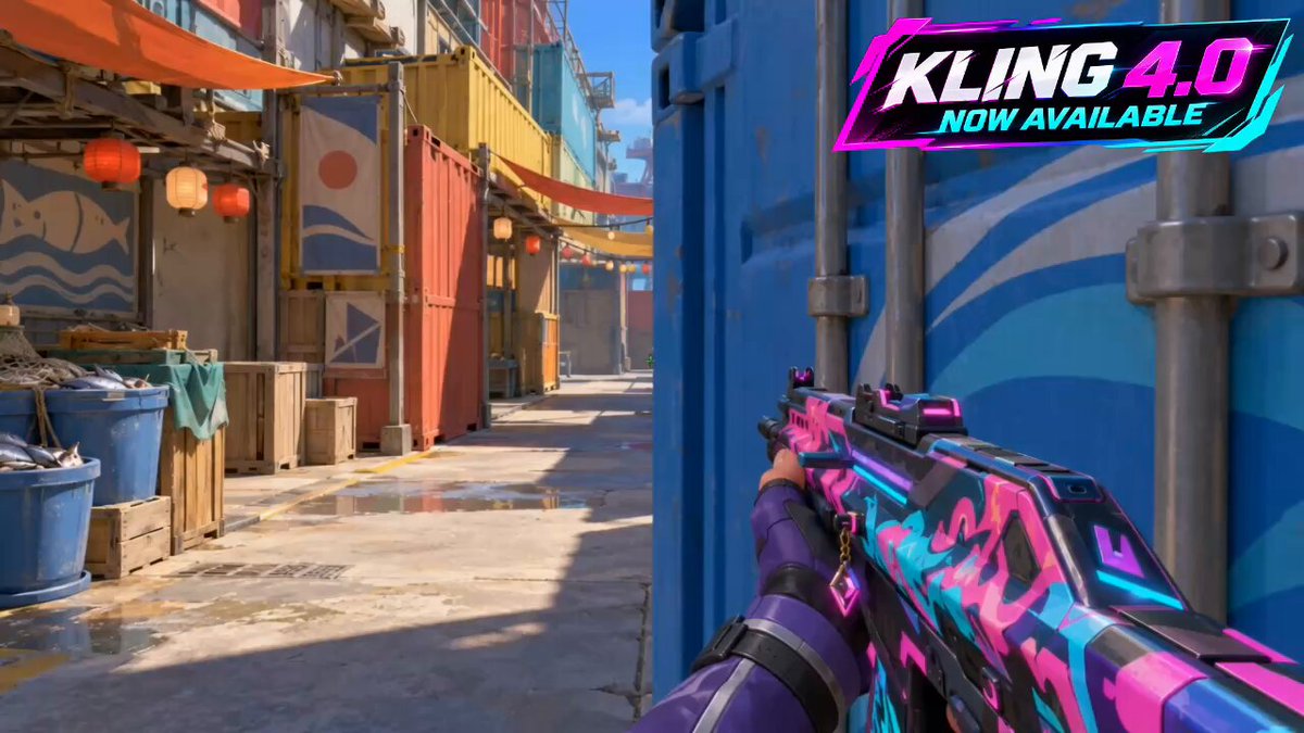 Kling 4.0 在 Ima Studio 生成 15 秒 FPS 射击片段