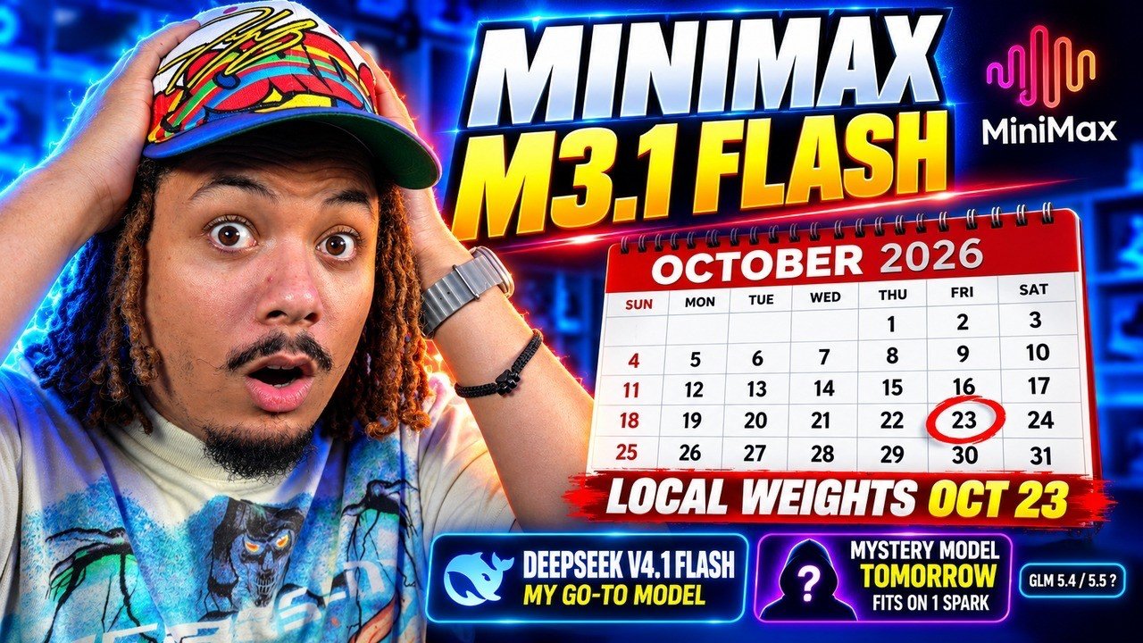 视频:M3.1 Flash 发布,开源权重 10 月 23 日放出