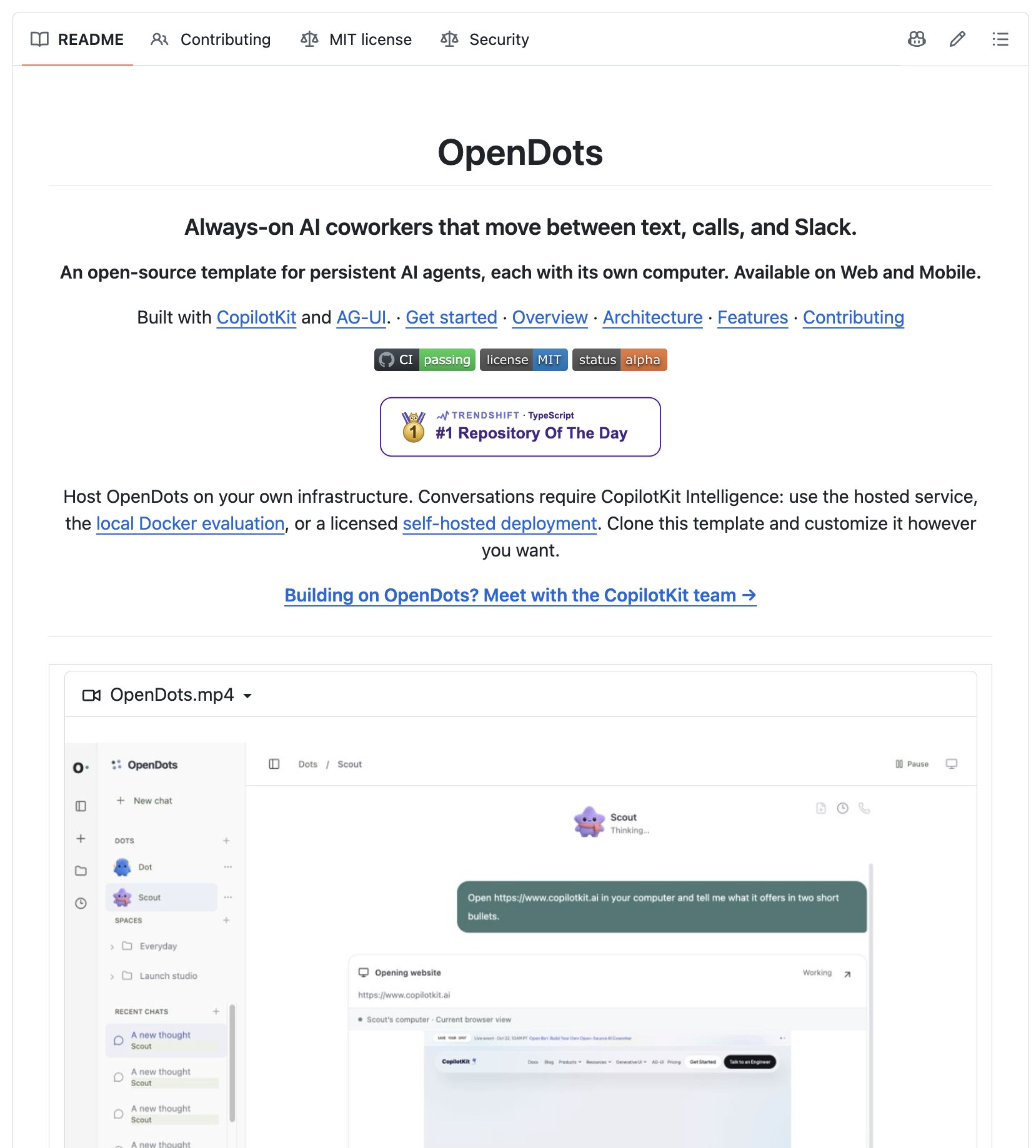 CopilotKit 开源 OpenBot、OpenDots、OpenMuse 三个 AI 同事(第 2 张,共 3 张)