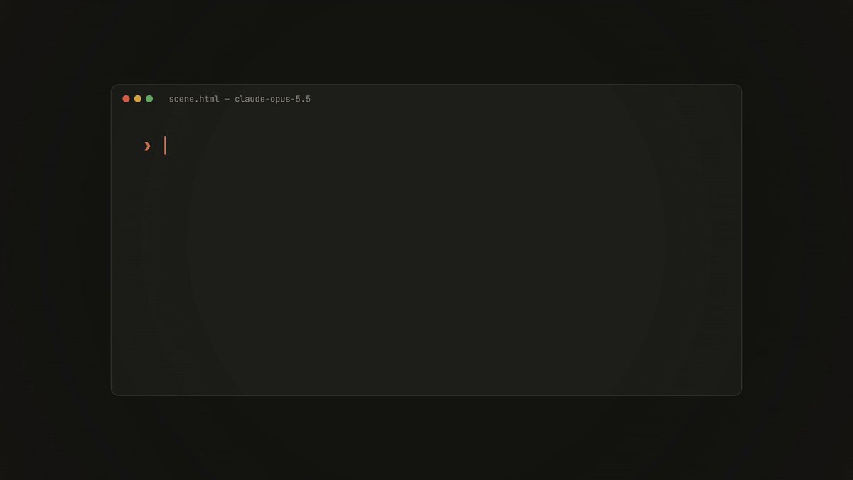 Opus 5.5 codes ink horses and clay penguin animations with zero video generation