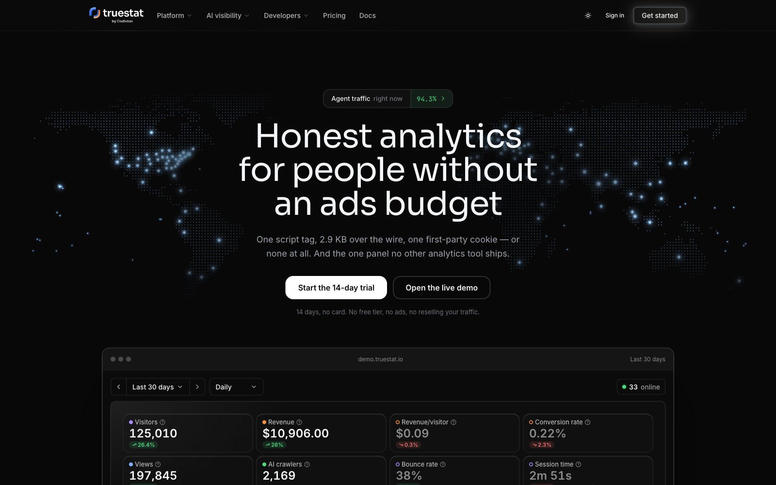TrueStat launches privacy-first analytics that track AI crawler visits