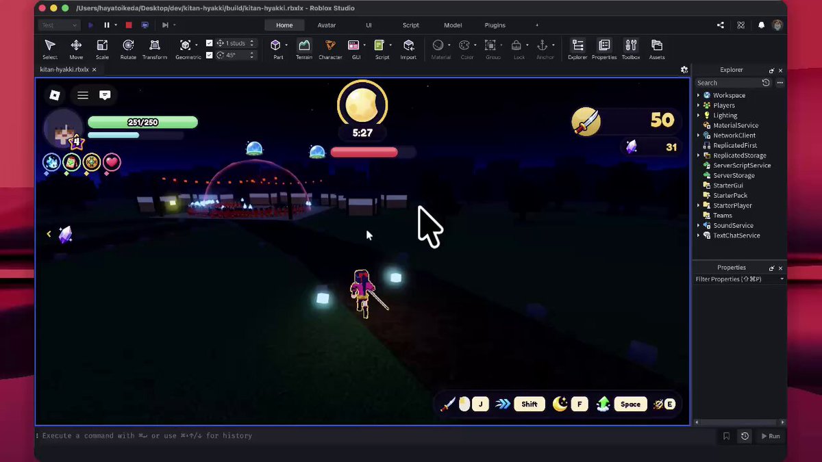 用 Opus 5.5 开发 Roblox 游戏《月蝕綺譚》
