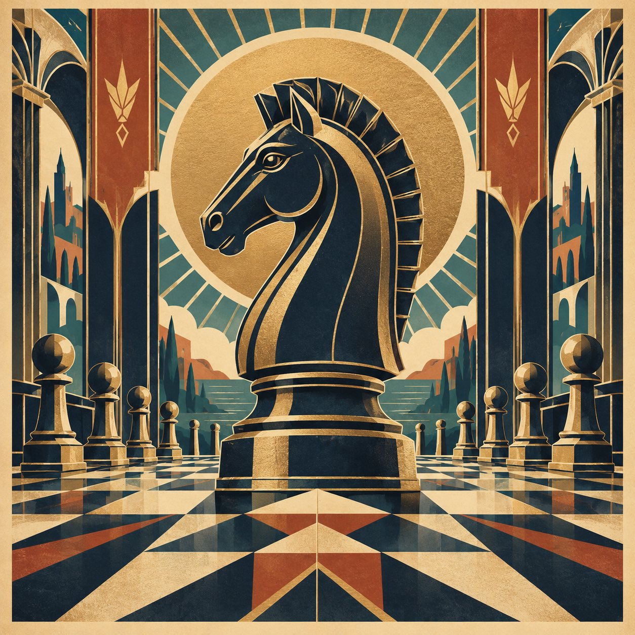 Art Deco poster prompt template for ChatGPT Images 2.5 (image 4 of 4)