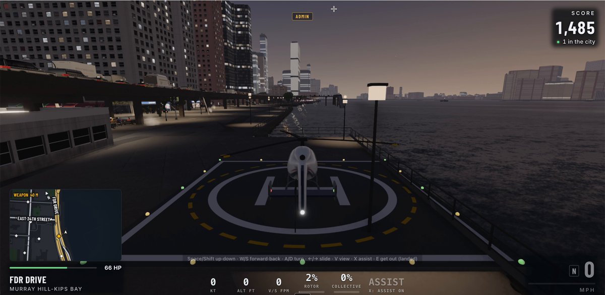 Opus 5.5 adds helicopters to a 3D world on its own