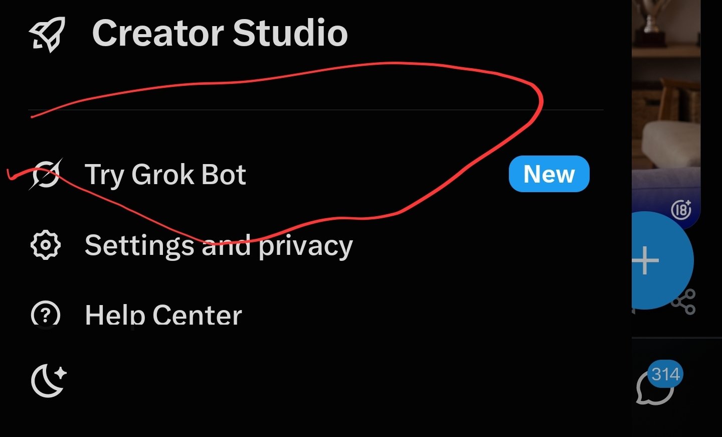 User asks whether anyone has tried a Grok Bot feature, plans to test it