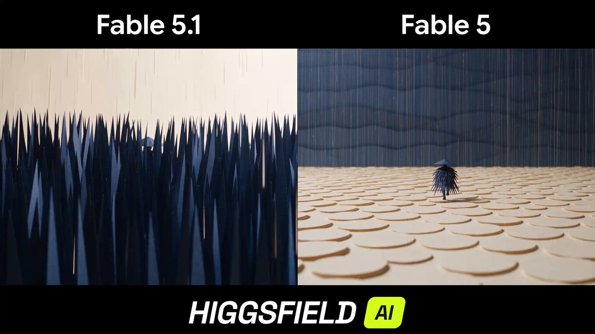 Seedance 2.5 生成 Fable 5.1 与 Fable 5 纸艺动画对比