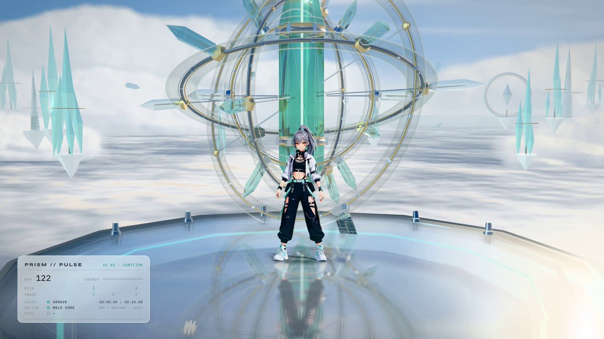 Muse + Opus 5.5 做出 3D 二次元少女 MV