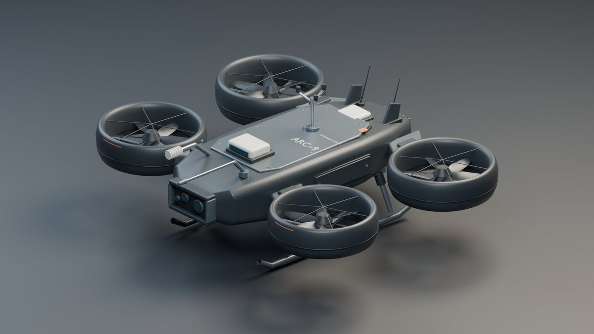 Union Alpha 用官方 MCP 在 Blender 造出 ARC-9 无人机