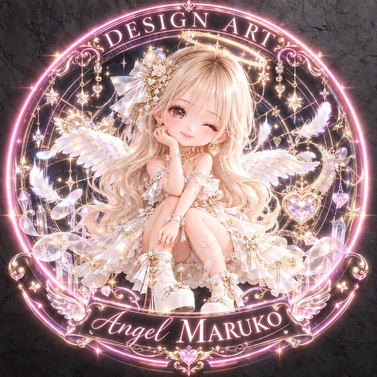 Maruko's kawaii design art, generated with ChatGPT Images 2.5
