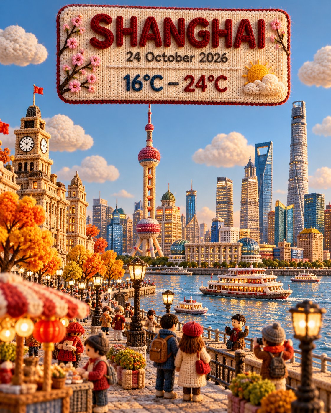 Crochet miniature weather card prompt for GPT Image 2.5 (image 1 of 2)