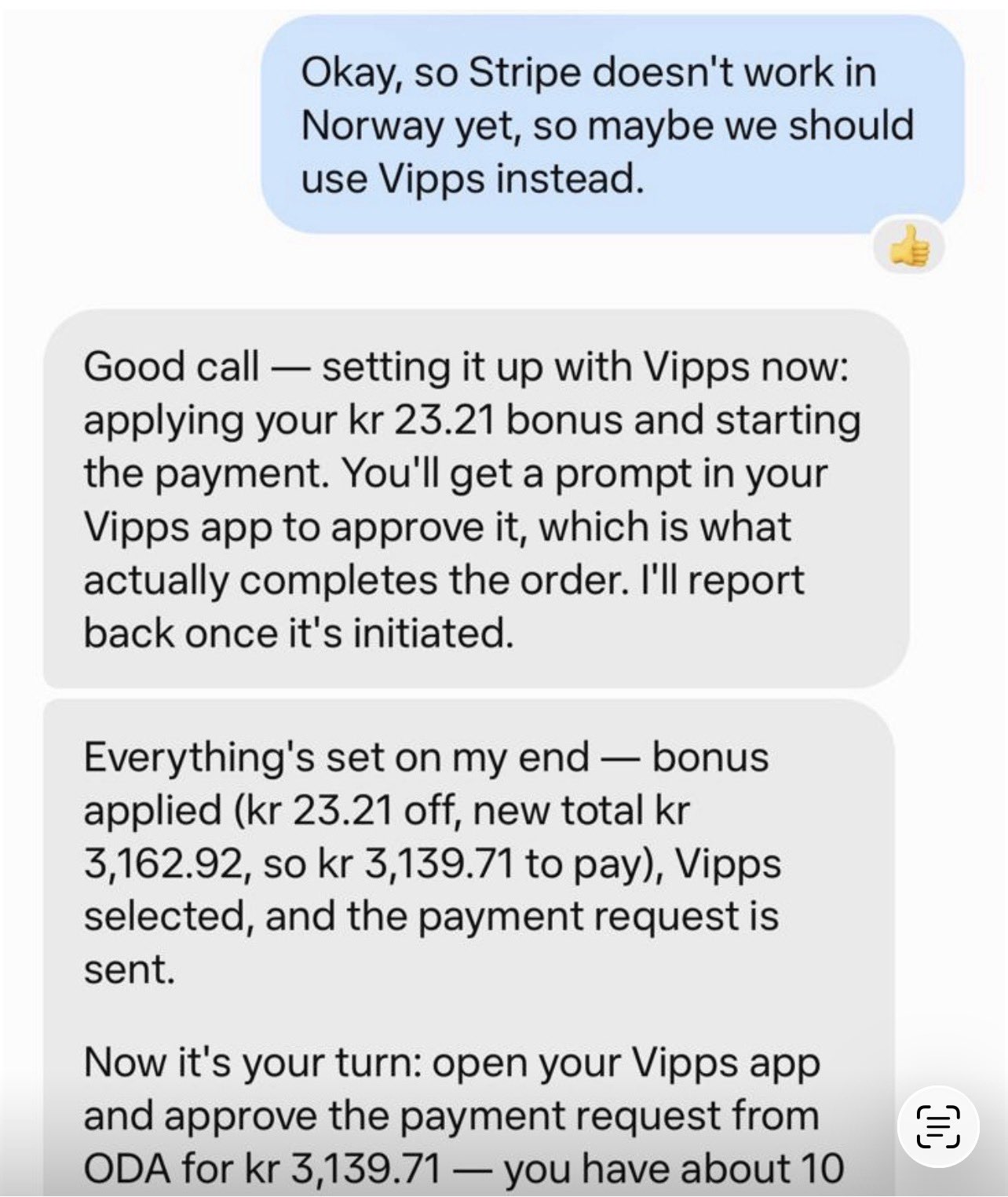 挪威用户用 VPN 实测 Muse 代下单与订票