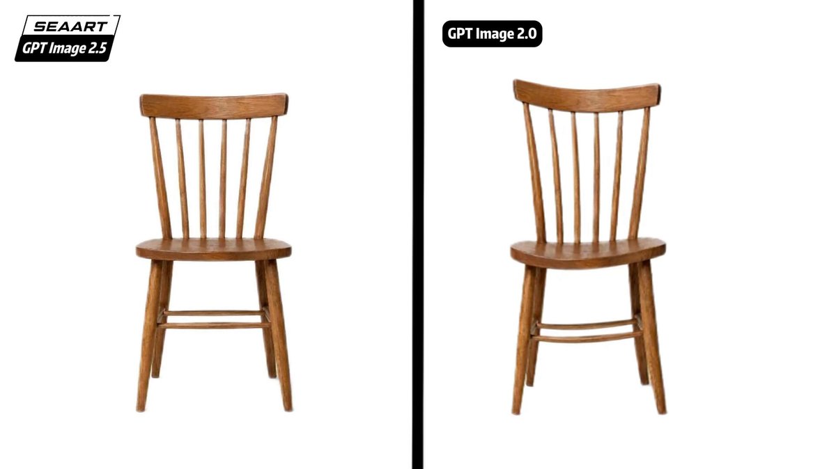 GPT-Image 2.5 椅子 360° 一致性测试