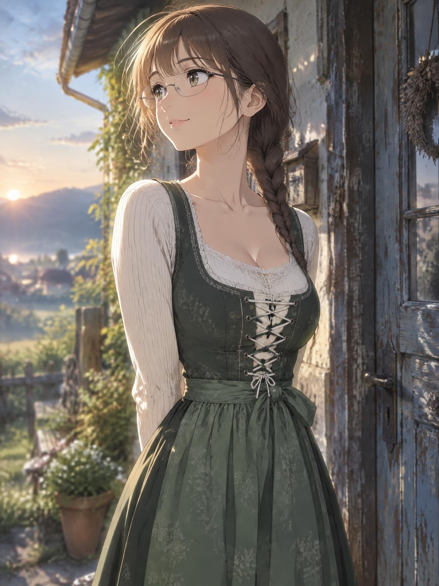 GPT-Image 2.5 sunrise illustration made early in the morning