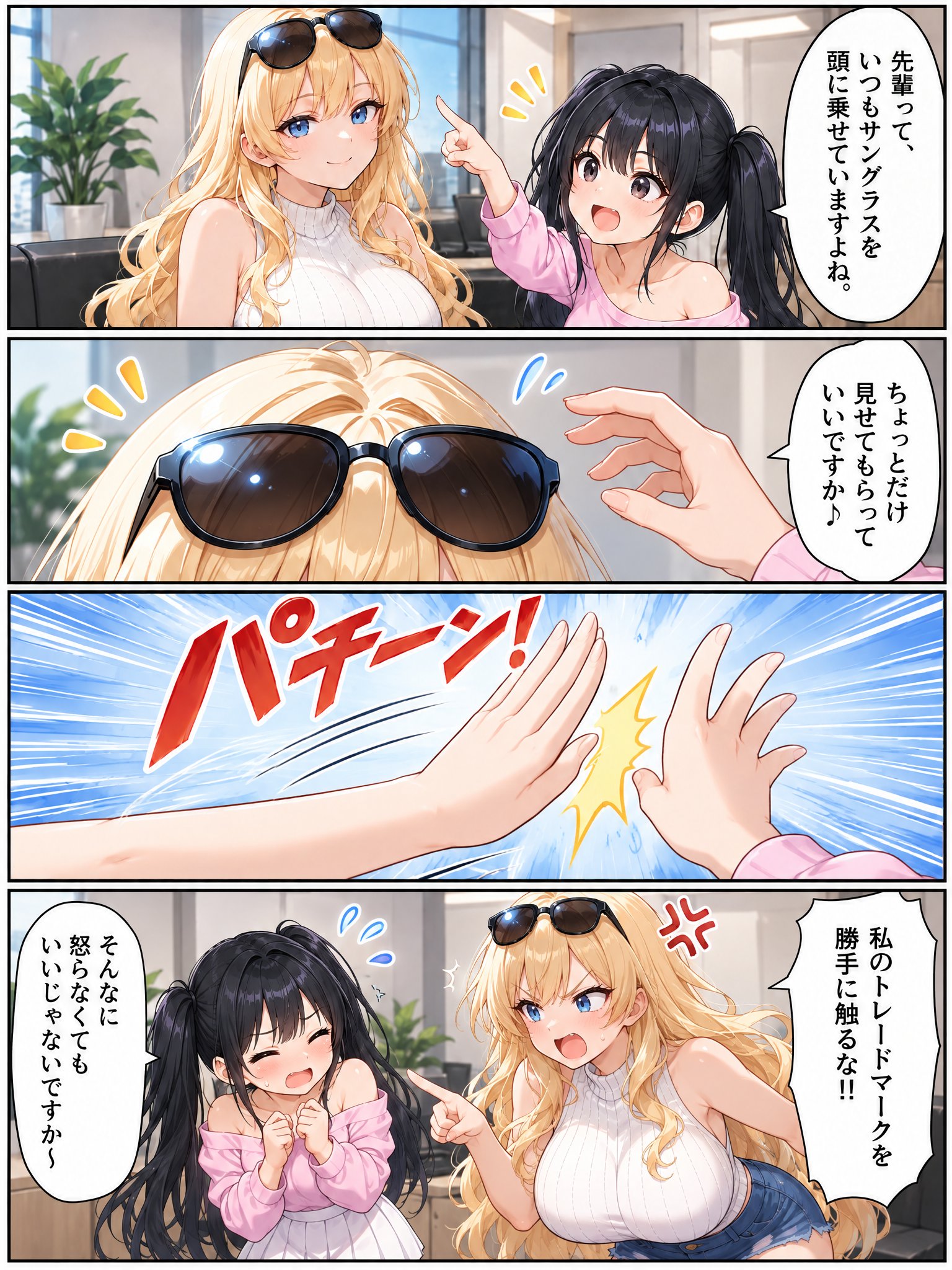 Four-panel manga made with GPT Image 2.5, animated with Seedance 2.5