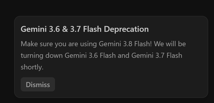 Google removes older Gemini models from Antigravity ahead of Gemini 4 Argon