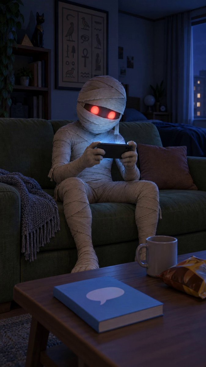 Opus 5.5 writes script and prompts for a mummy-themed ad in about an hour