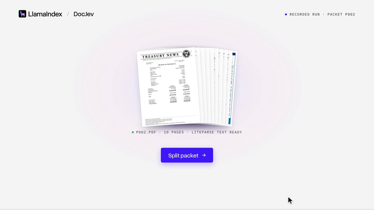 DocJev document-splitting tool gets a teaser video made with Opus 5.5