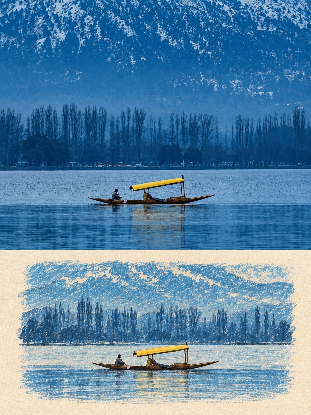 GPT Image 2.5 照片+插画记忆卡提示词