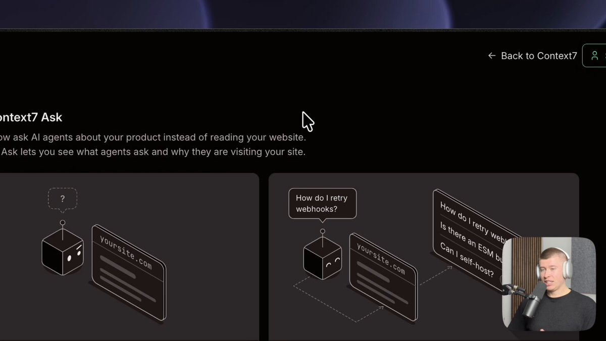 Context7 Ask：查看 AI Agent 向网站提的问题