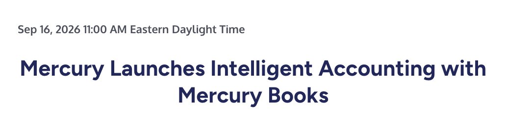 Mercury launches Mercury Books with built-in double-entry accounting