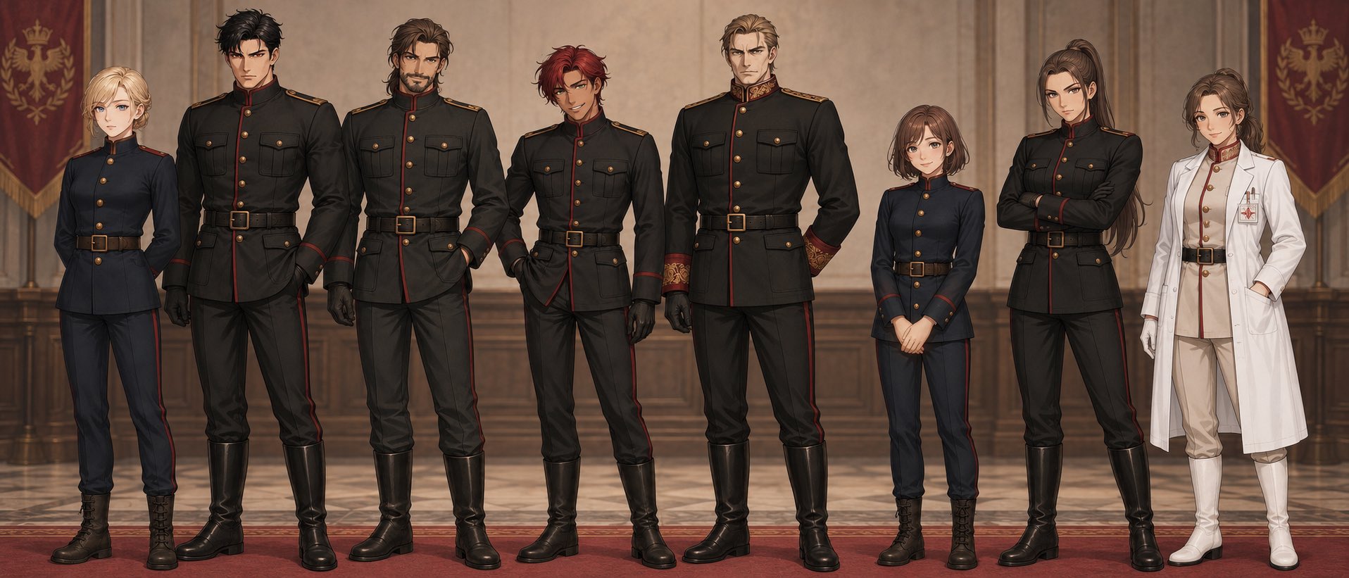 Images 2.5 tested with 8 characters in one frame, and 7 seems to be the limit (image 2 of 2)