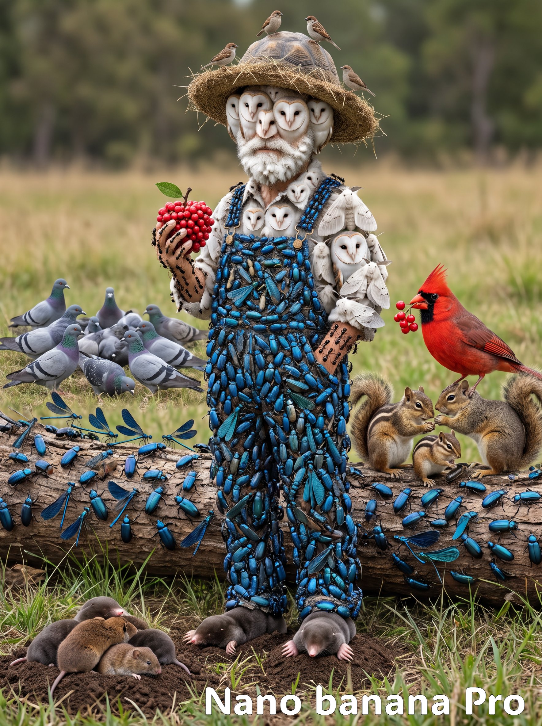 Turning household objects into creatures: four models compared on one prompt (image 2 of 4)