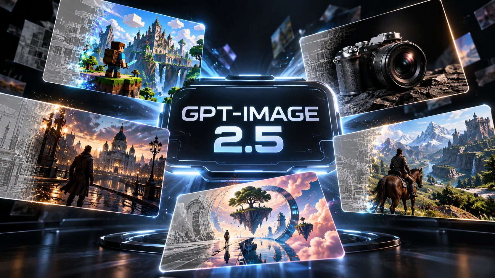 GPT-Image-2.5 for YouTube thumbnails: 7 examples