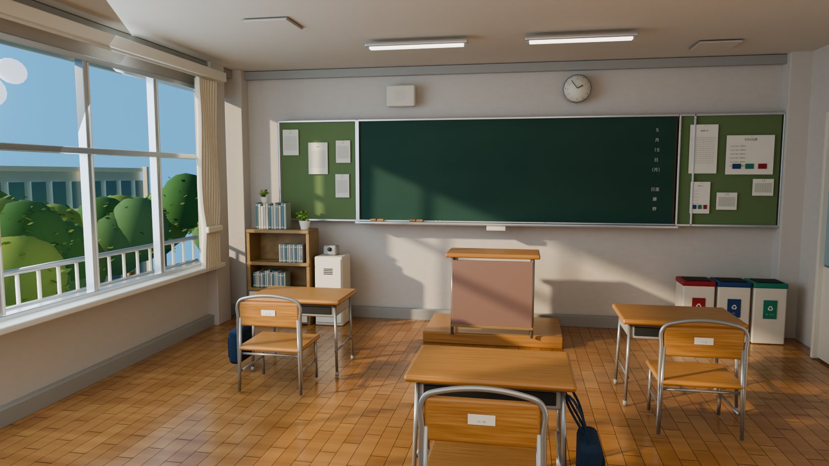 Recreating a reference image's 3D scene with GPT-6 Astra and Blender MCP (image 2 of 2)