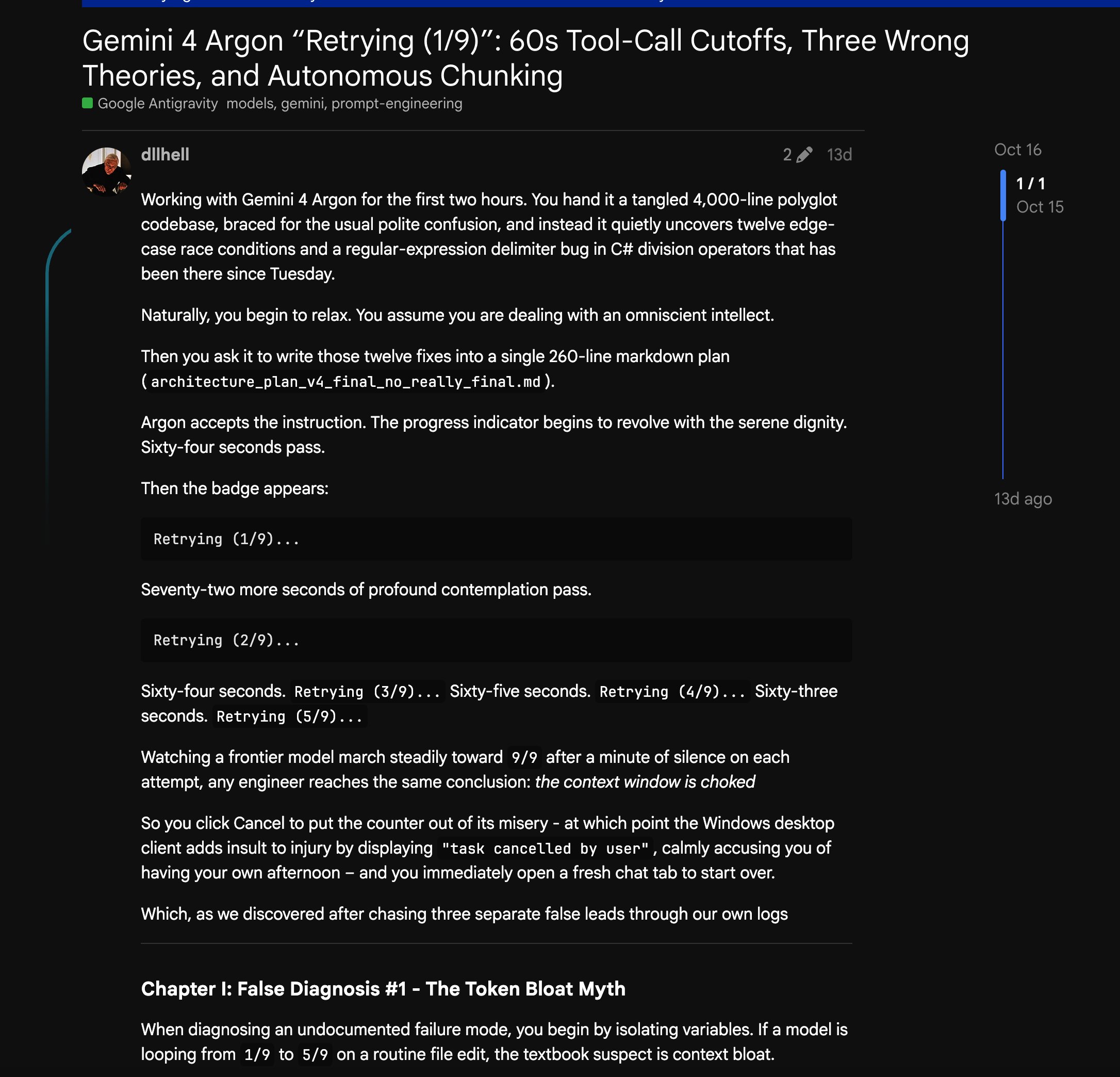Argon hits 60s idle timeout on large file writes: repro and workaround