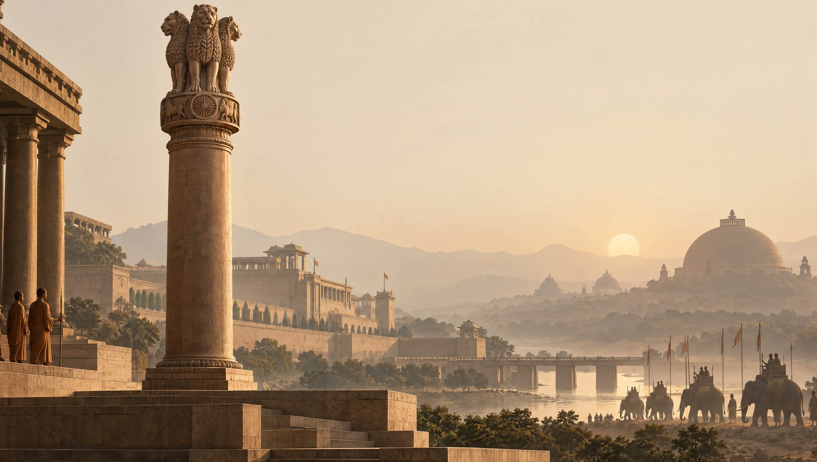 Images 2.5 redraws ancient Indian empires as minimalist wallpapers (image 1 of 4)
