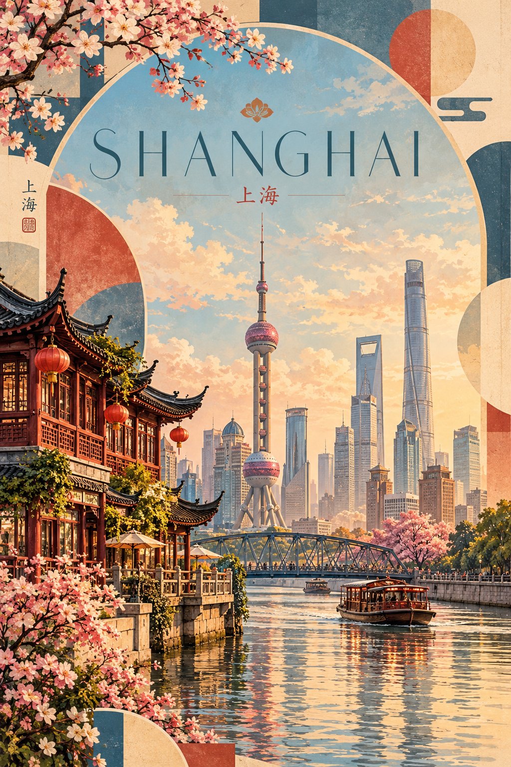 GPT Image 2.5 prompt for a vintage-modern travel poster