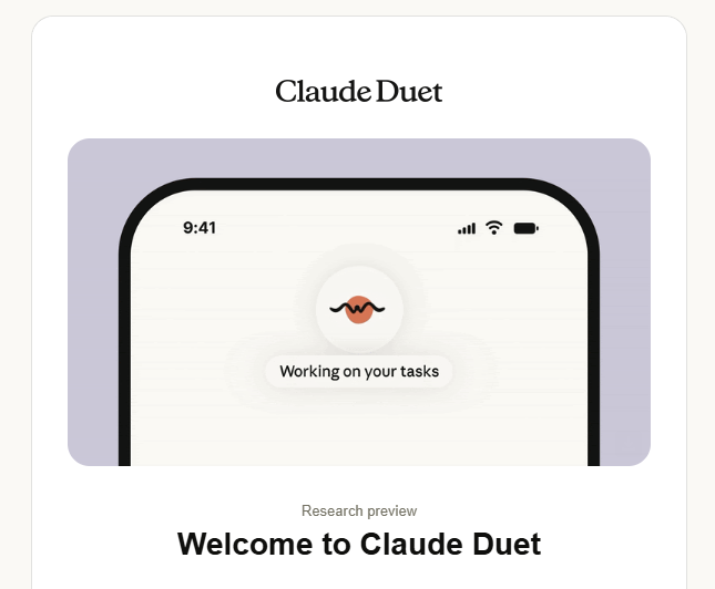 Claude Duet 候补名单放行
