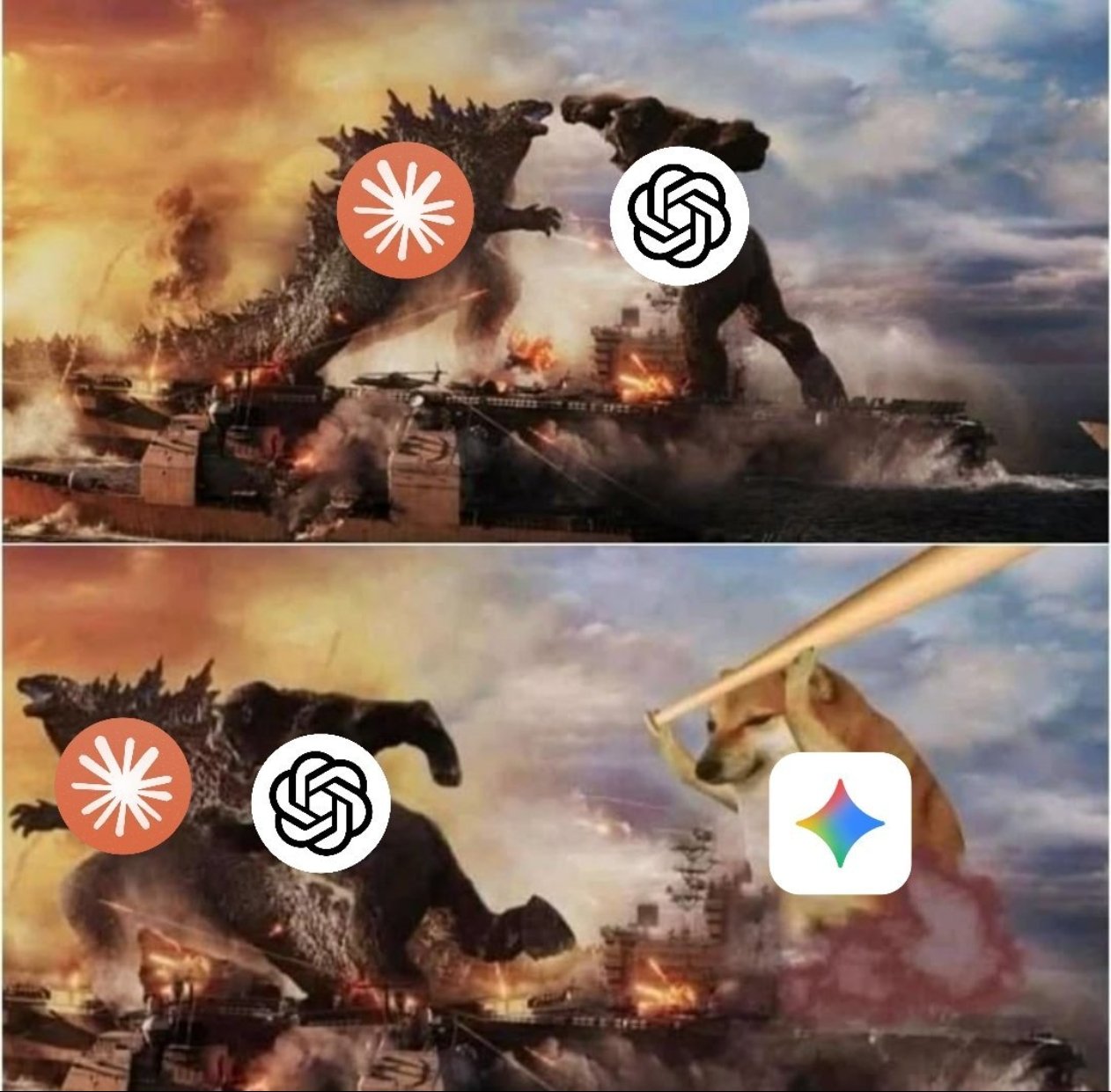 Meme imagines the situation after Gemini 4 Pro launches