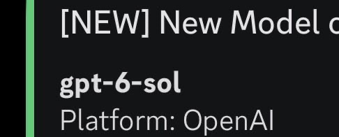 截图称 GPT-6 Sol 出现在 OpenAI API 发布页