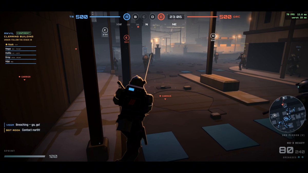 Game scene built with Claude Opus 5.5 and Three.js
