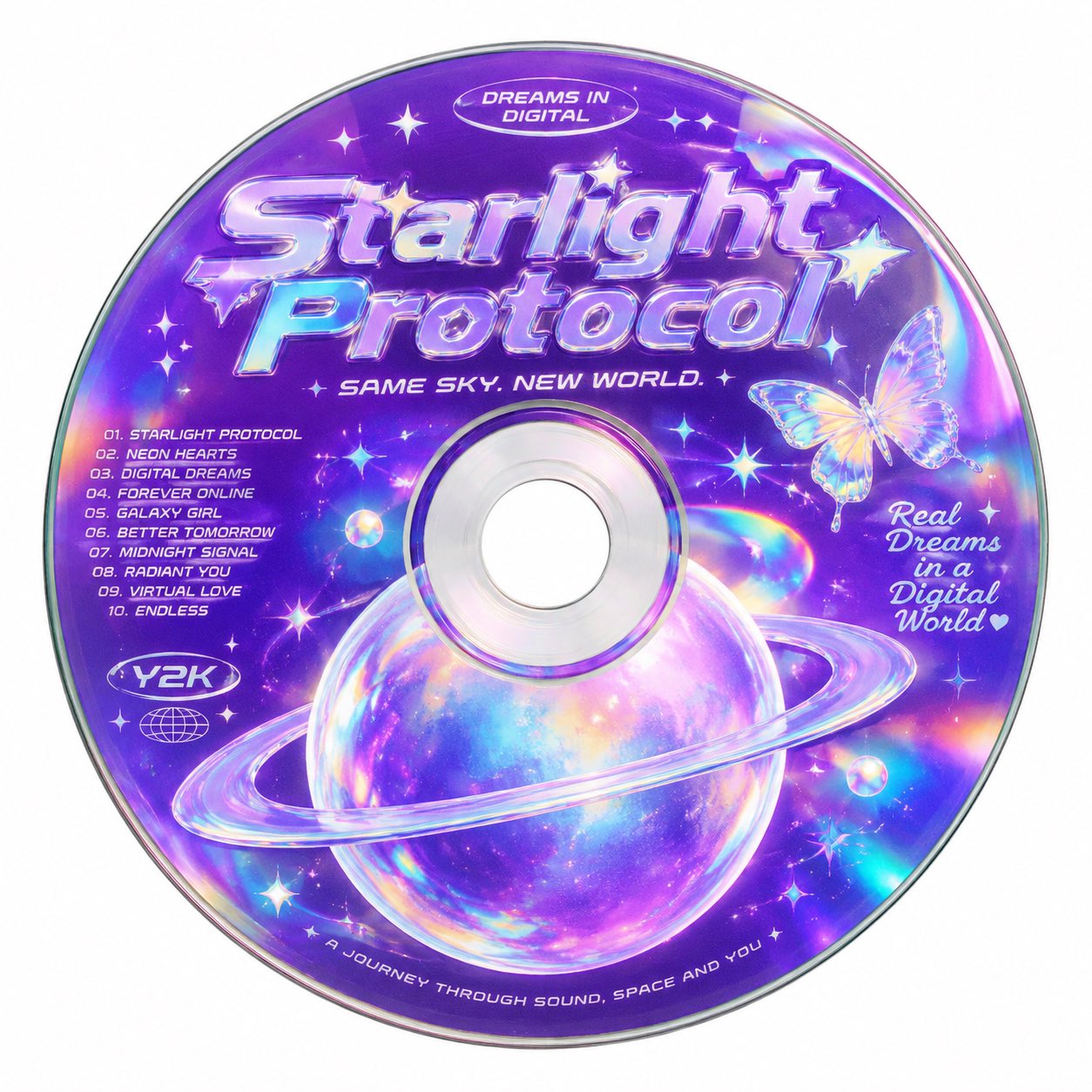 Full prompt for generating CD covers with GPT Image 2.5 (image 3 of 4)