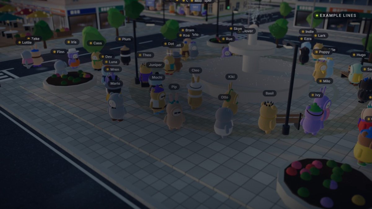 Musetown update gives agents a soul, memory and a city hall