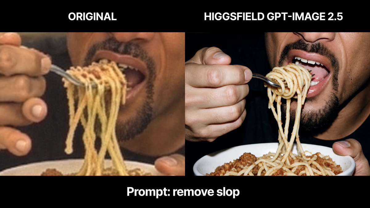 Higgsfield 用 GPT-Image 2.5 演示去 AI 味
