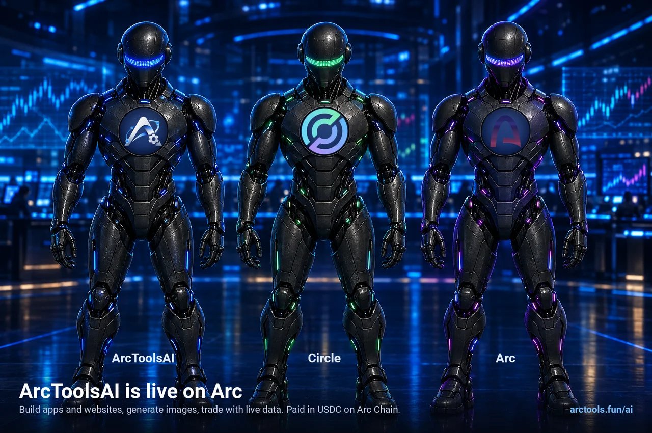 ArcToolsAI launches conversational app builder and image agent on Arc