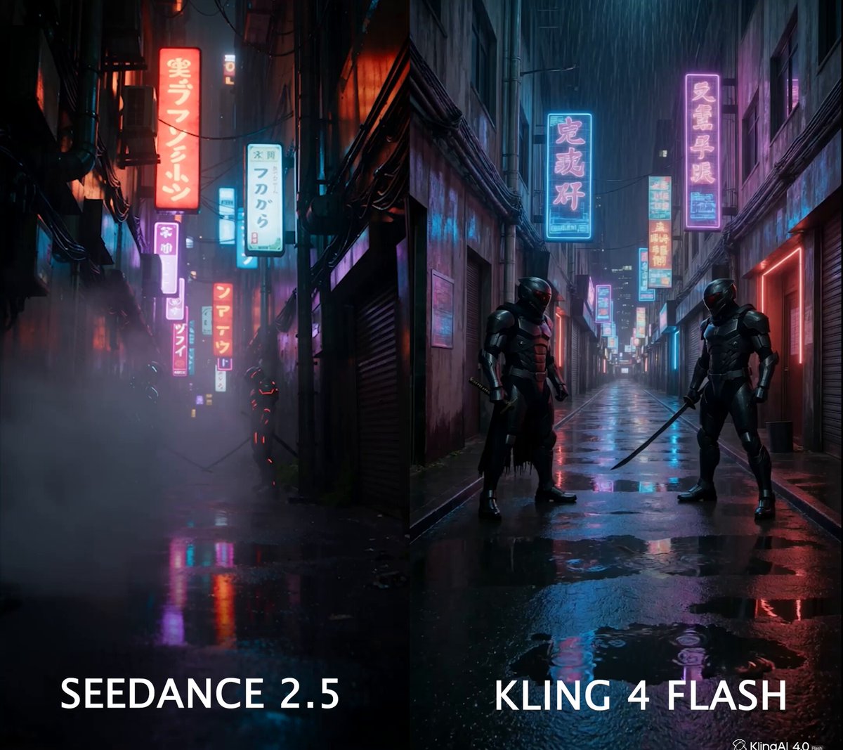 Kling 4 实测对比 Seedance 2.5：同提示词效果更好、价格仅三分之一