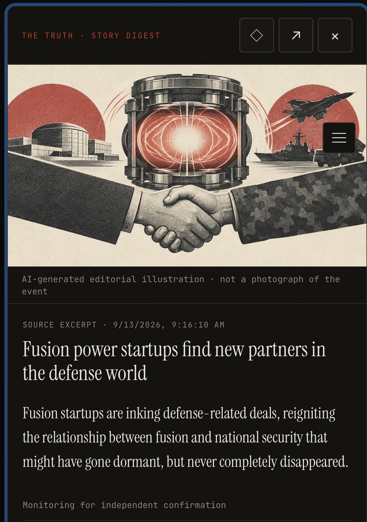 News platform auto-generates digest card images with GPT Image 2.5 Flare