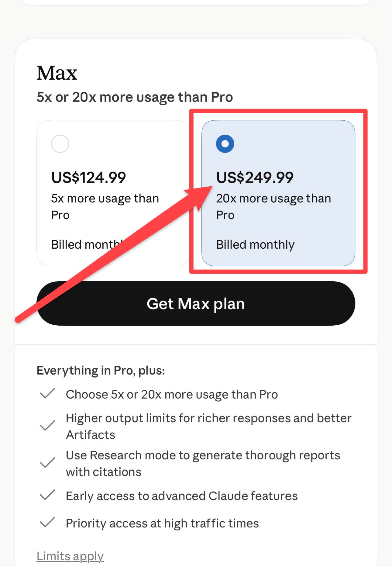 Claude Max via App Store costs more but allows Apple refunds, user notes