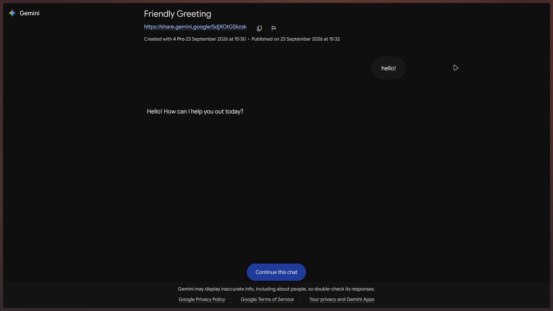 Screenshot of apparent early Gemini 4 Pro chat surfaces