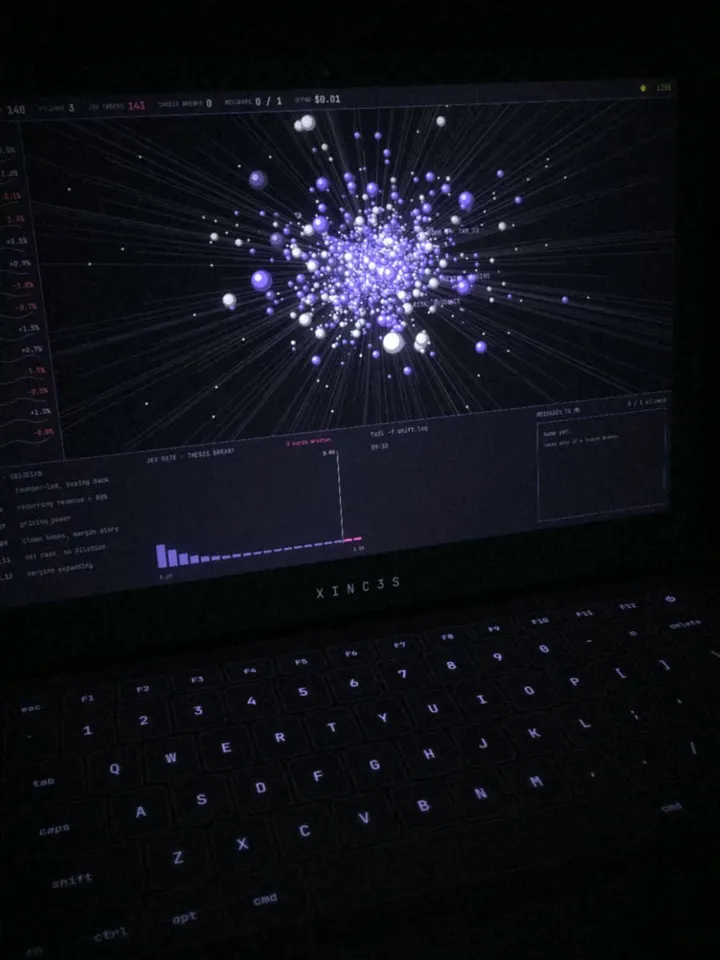 六个 agent 盯盘一天：Jev 当裁判只答是或否