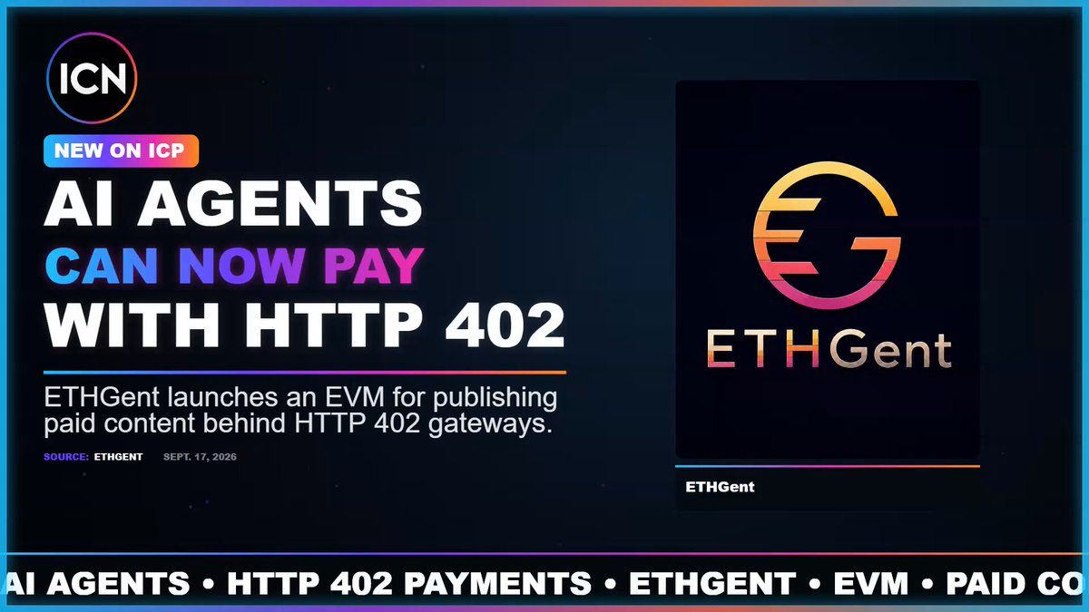 ETHGent launches EVM payment chain with HTTP 402 support