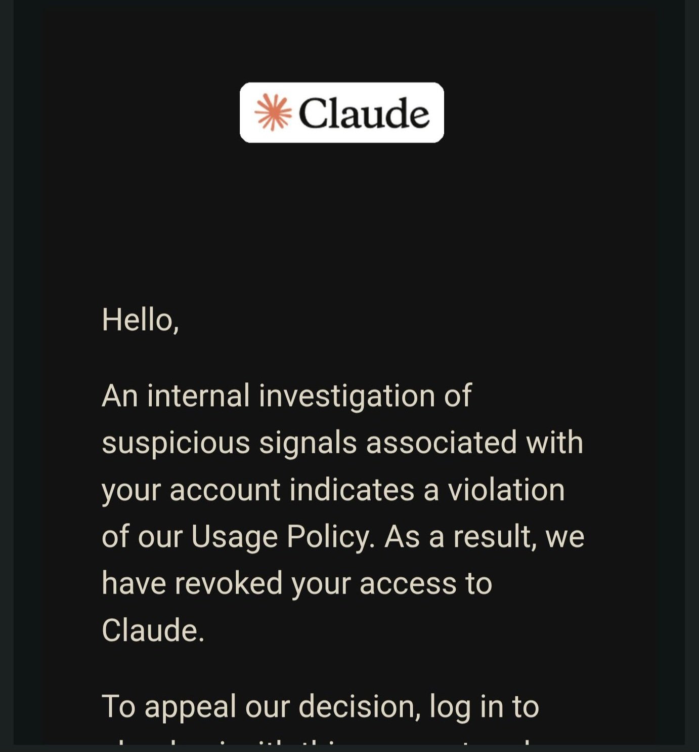 Founder says both GitHub and Claude accounts were banned