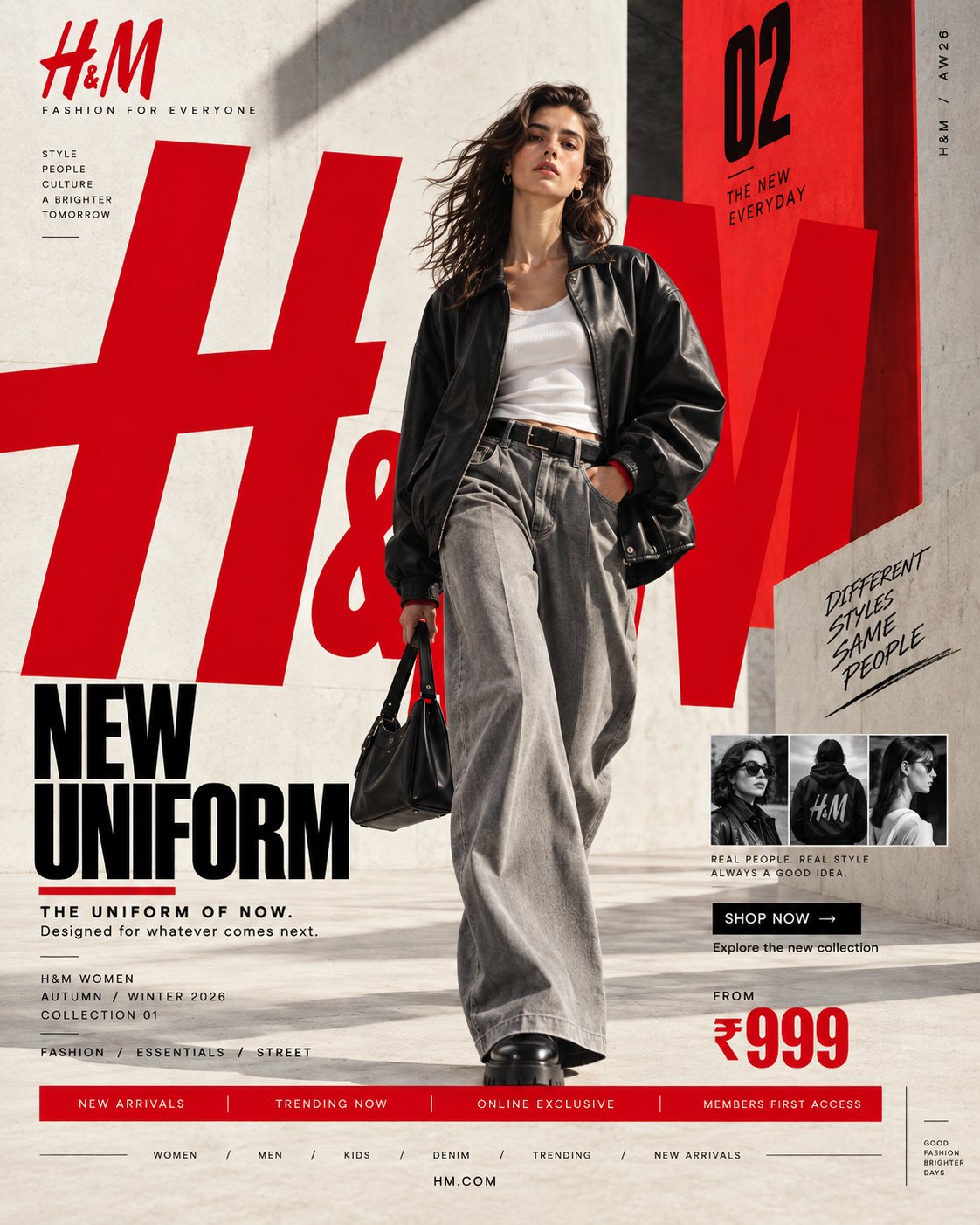 GPT Image 2.5 builds four fast-fashion campaign visuals (image 2 of 4)